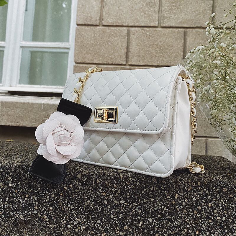 サマーチェーン 夏物 スクウェア メッセンジャーバッグ 手作りハンドバック86881882527