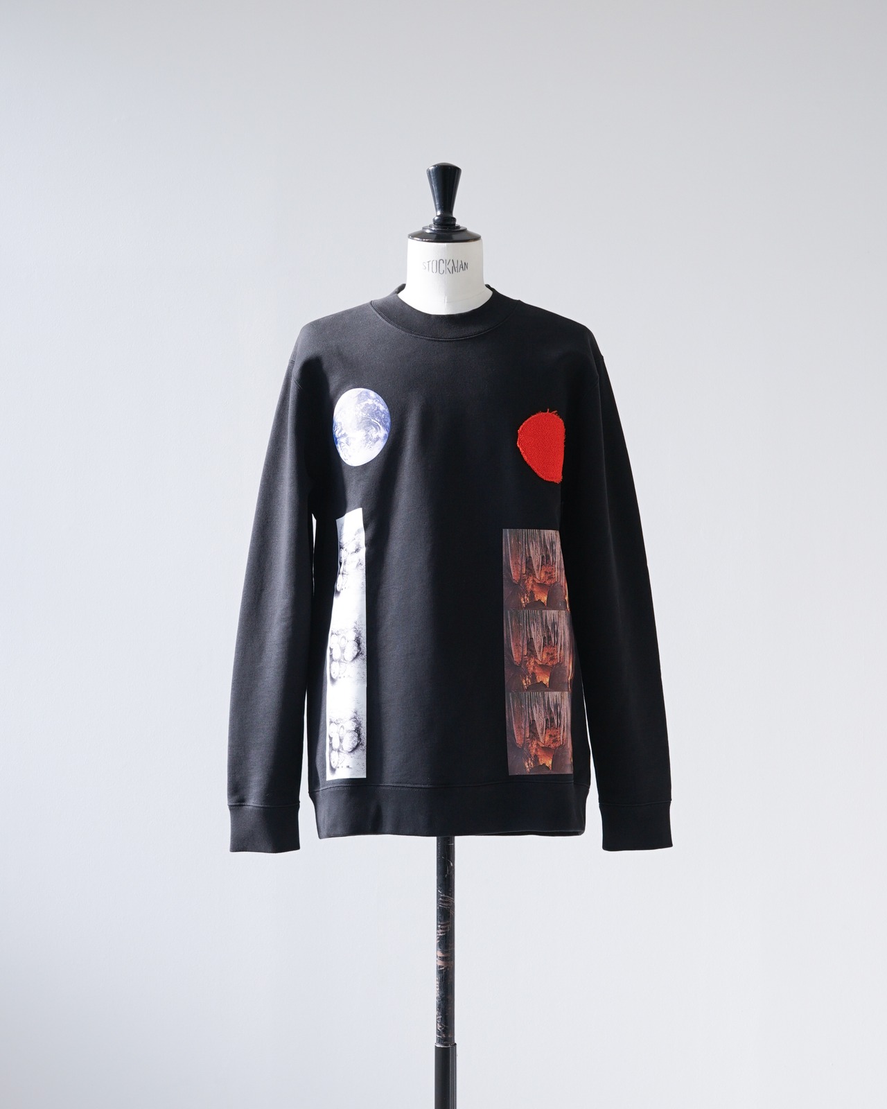 〈RAF SIMONS〉STERLING RUBY Earth Planet Sweatshirt - 1