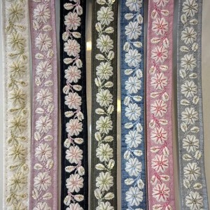 (お取り寄せ)インド刺繍リボンS