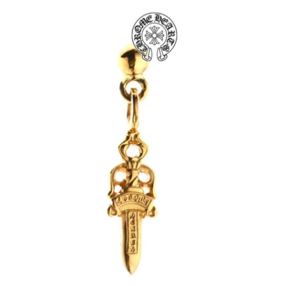 CHROME HEARTS クロムハーツ 22K スタック ダガー ピアス CHROME HEARTS クロムハーツ 22K スタック ダガー ピアス