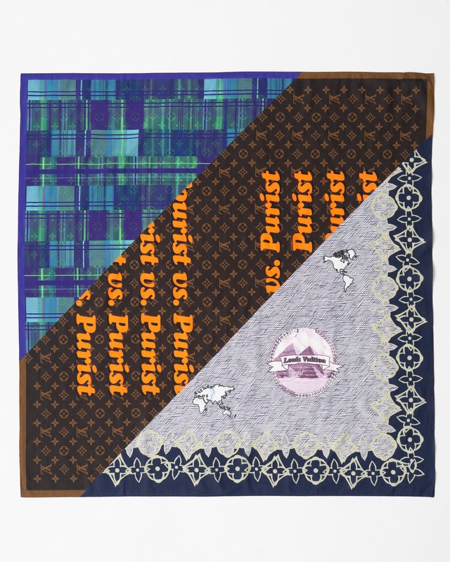 〈LOUIS VUITTON 〉LV Collage Bandana