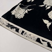 LEONARD レオナール 花柄 タイト スカート サイズ 67 /ブラック/レディース