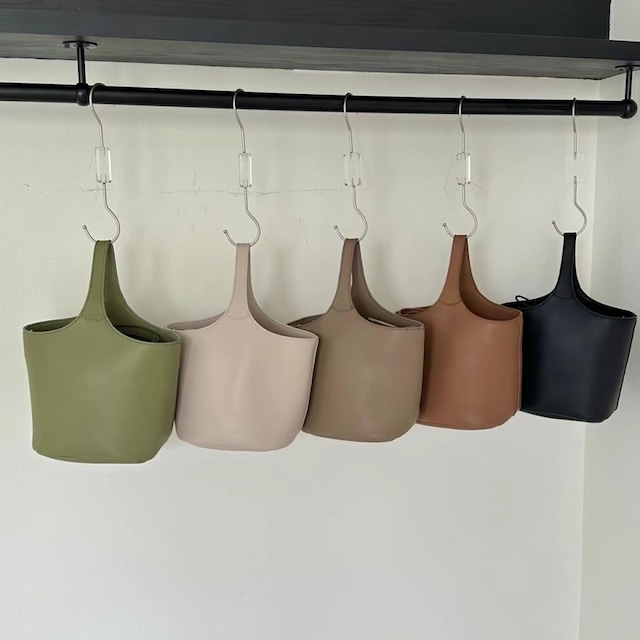 2way drawstring bucket bag