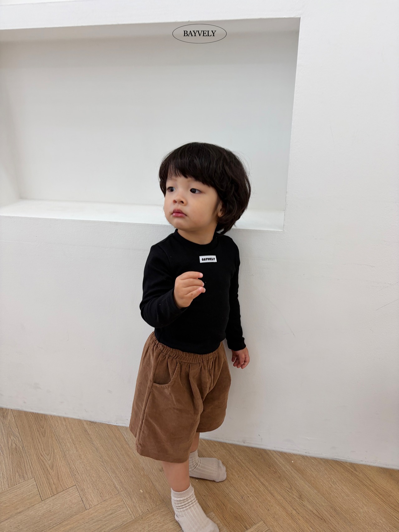 【取寄/韓国直送】BAYVERY  もちもちTシャツ（2枚セット）｜秋服｜韓国子供服｜26/AT