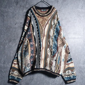 “TUNDRA” Multicolor 3D Pattern Design Knit