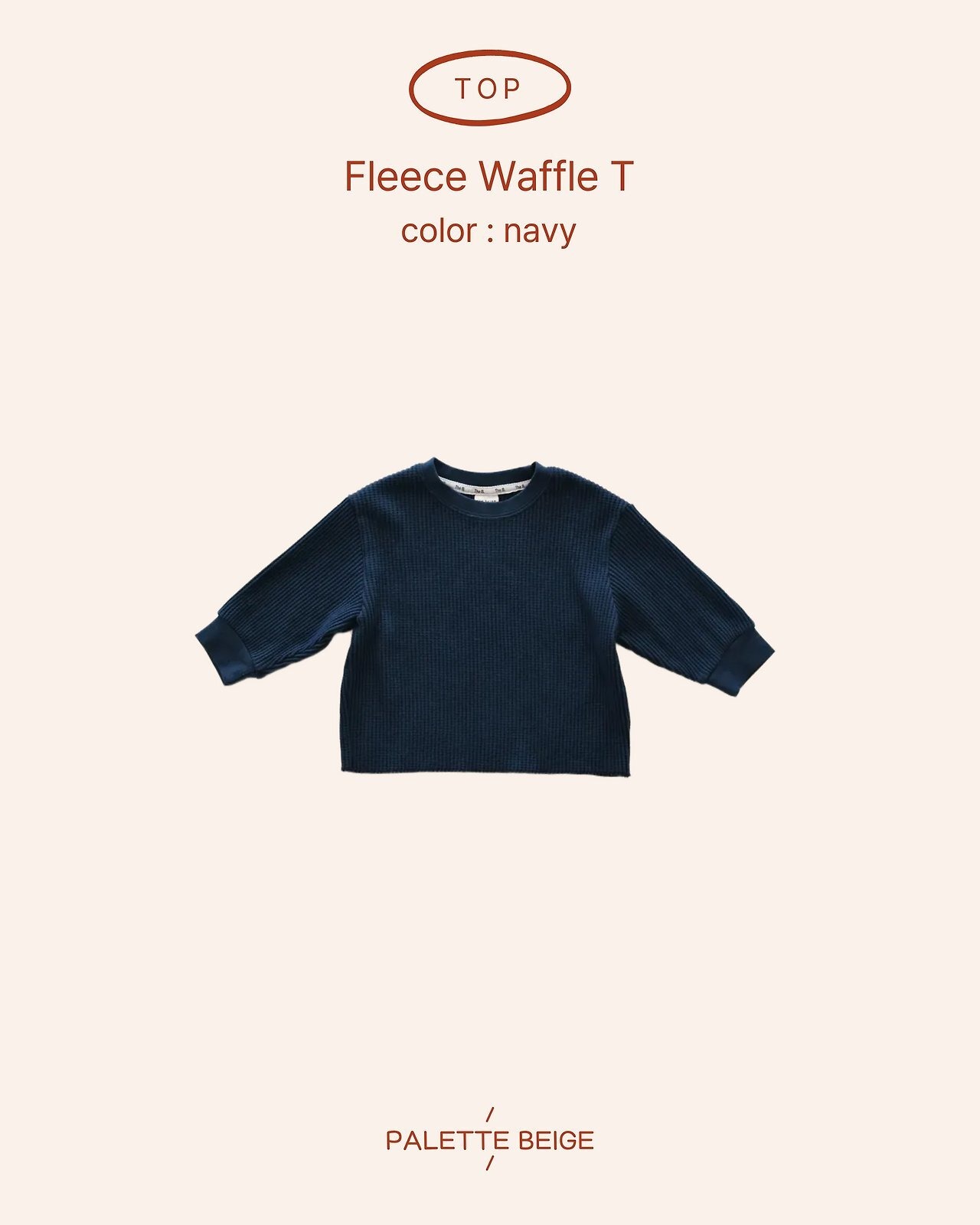 the beige［取寄］起毛 waffe tee 26winter