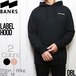 BANKS バンクス LABEL HOOD GRAPHIC FLEECE プルオーバーパーカー フーディ WFL0286 [FB]