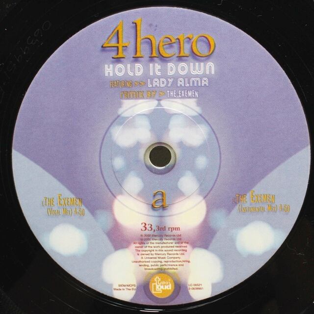 4 Hero Featuring Lady Alma / Hold It Down (Remixes) [2-0639951] - 画像3