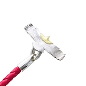 在庫あり Taro Washimi 鷲見太郎 eagle eg-05/K18・925 PINK Leather bracelet