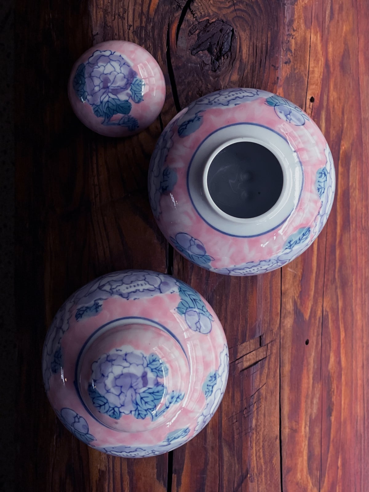 中国製造／ヴィンテージ パステル茶壺 | 333 & tay - Delivery Service