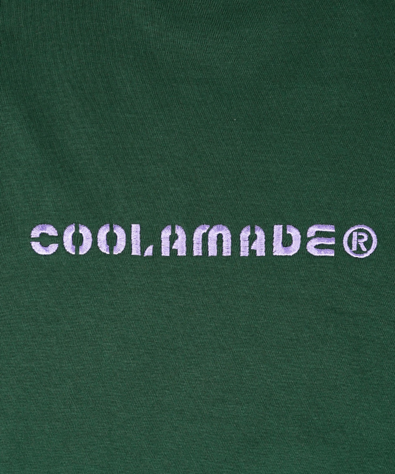 【直営限定ITEM】COOLA MADE®エンブロイダリーベーシックTシャツ (GREEN) CQ-47068H