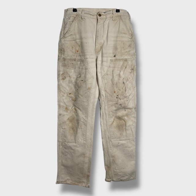 USA製　カーハート　ダブルニーペインターパンツ　ペイント　ダメージ　W33