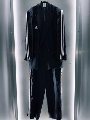 special "original re:meke" vintage "adidas"x vintage double breast SETUP three strip edition