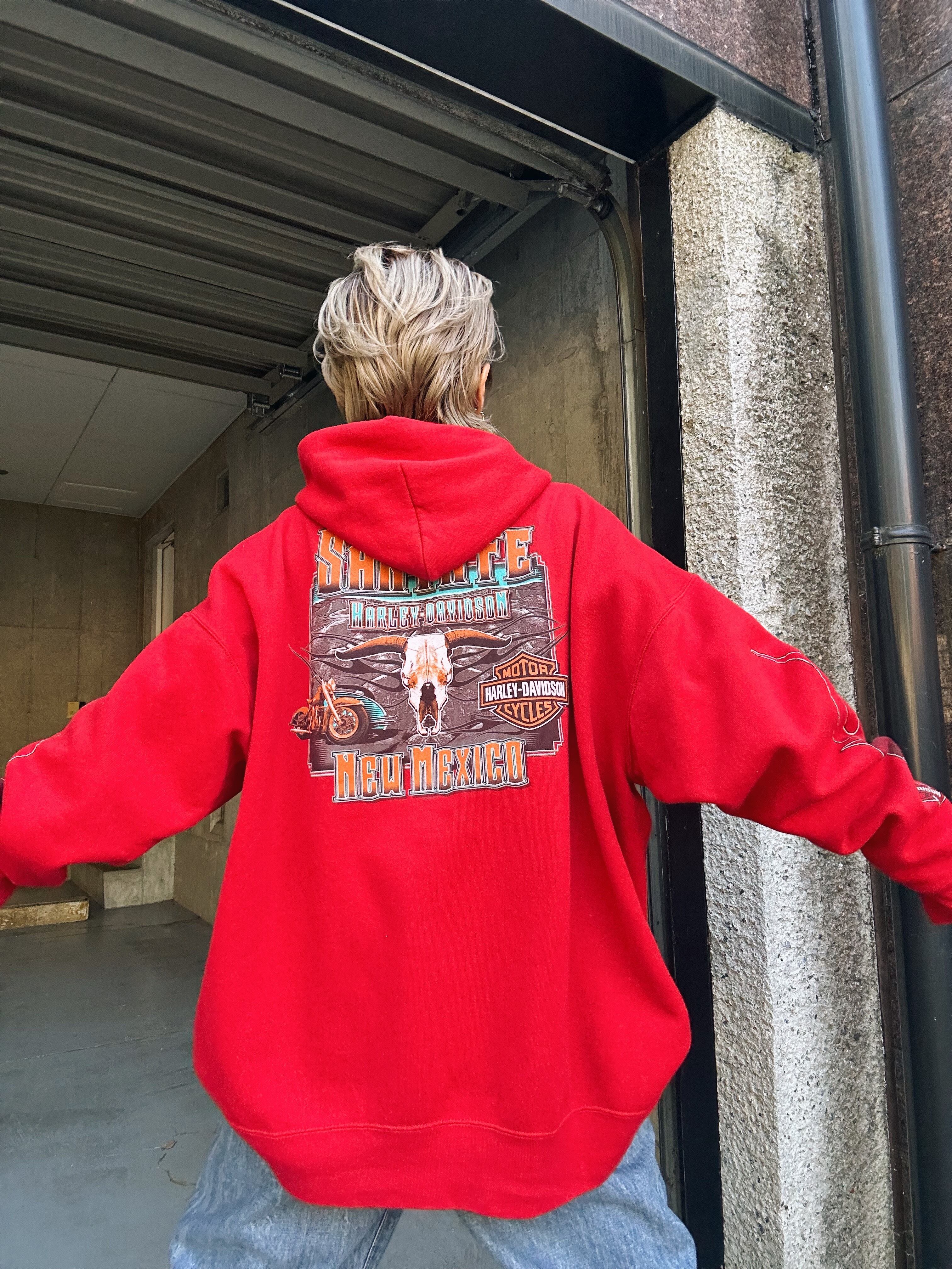 (CS1083)00’s Harley Davidson hoodie pullover sweat