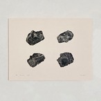 戸次祥子「ムーヴメント 夜」 (木口木版) BEKKI Shoko/woodcut print thumbnail 1