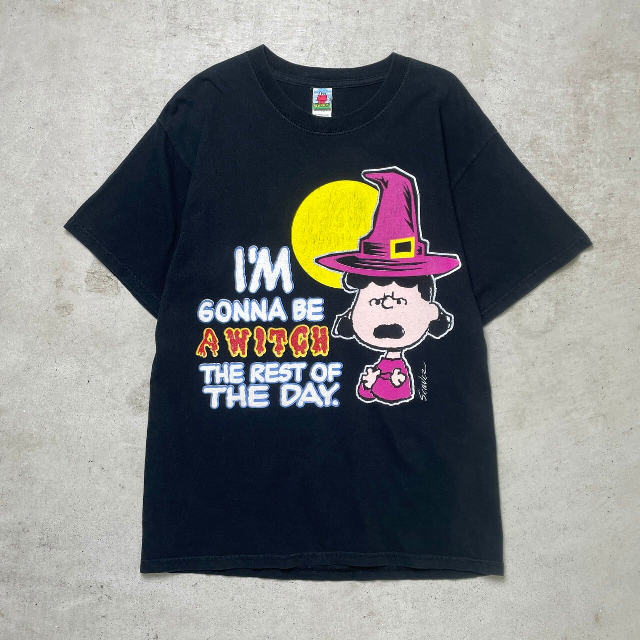 00年代 PEANUTS LUCY ルーシー キャラクタープリントTシャツ