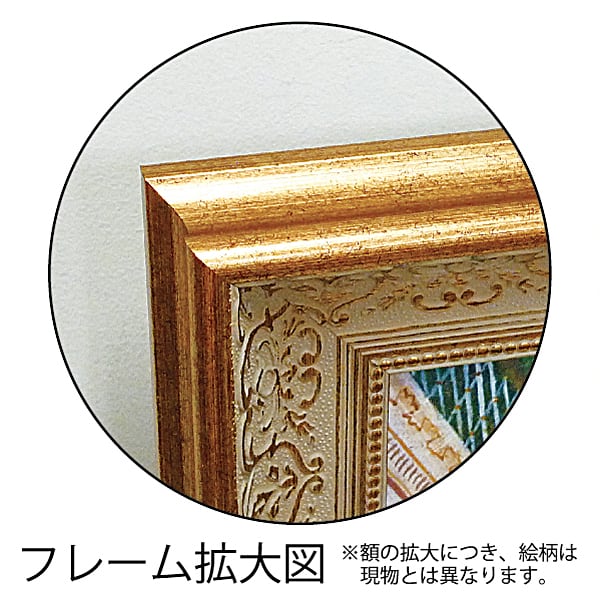 グスタフ クリムト絵画「期待」表面特殊ゲル加工