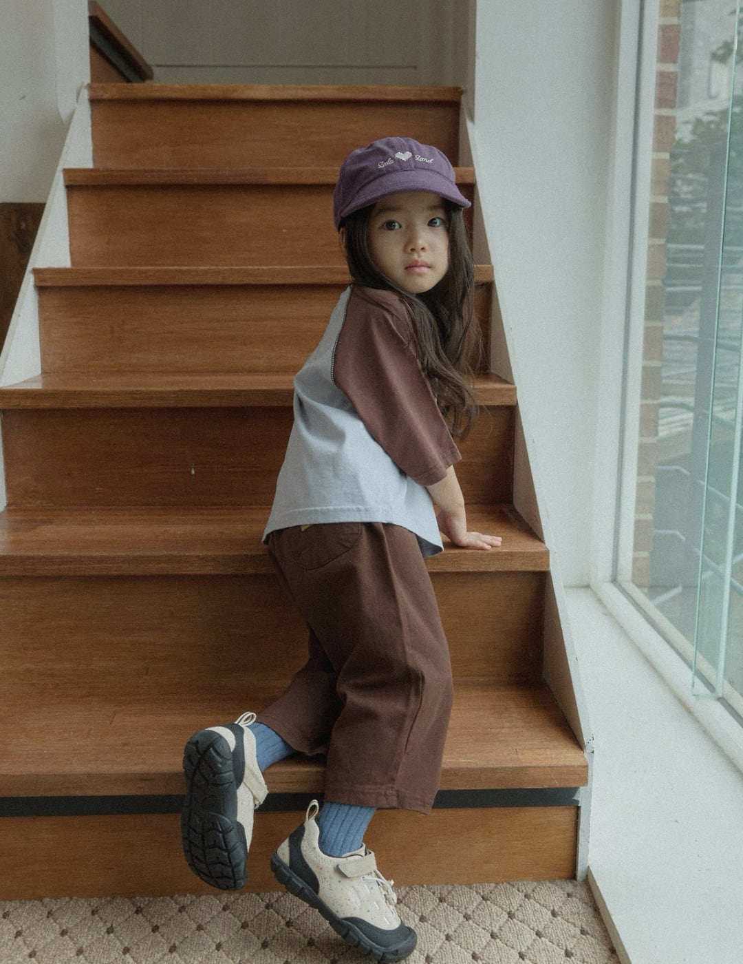 送料無料【予約】/ kids ベーシック綿パンツ /lalaland