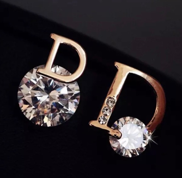 D design CZ diamond Earrings