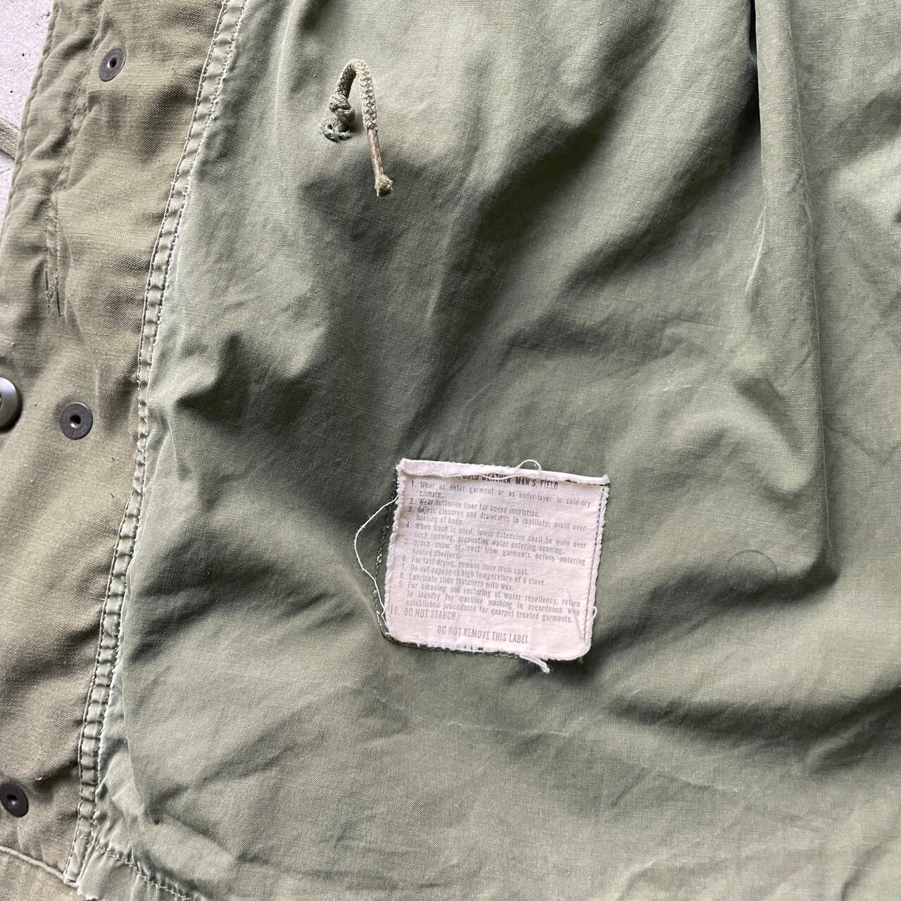 71年納品 70年代 U.S.ARMY 米軍実品 M-65 2nd ミリタリー フィールド