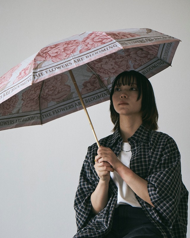 カーネーション　五つ折り傘　［sam089]