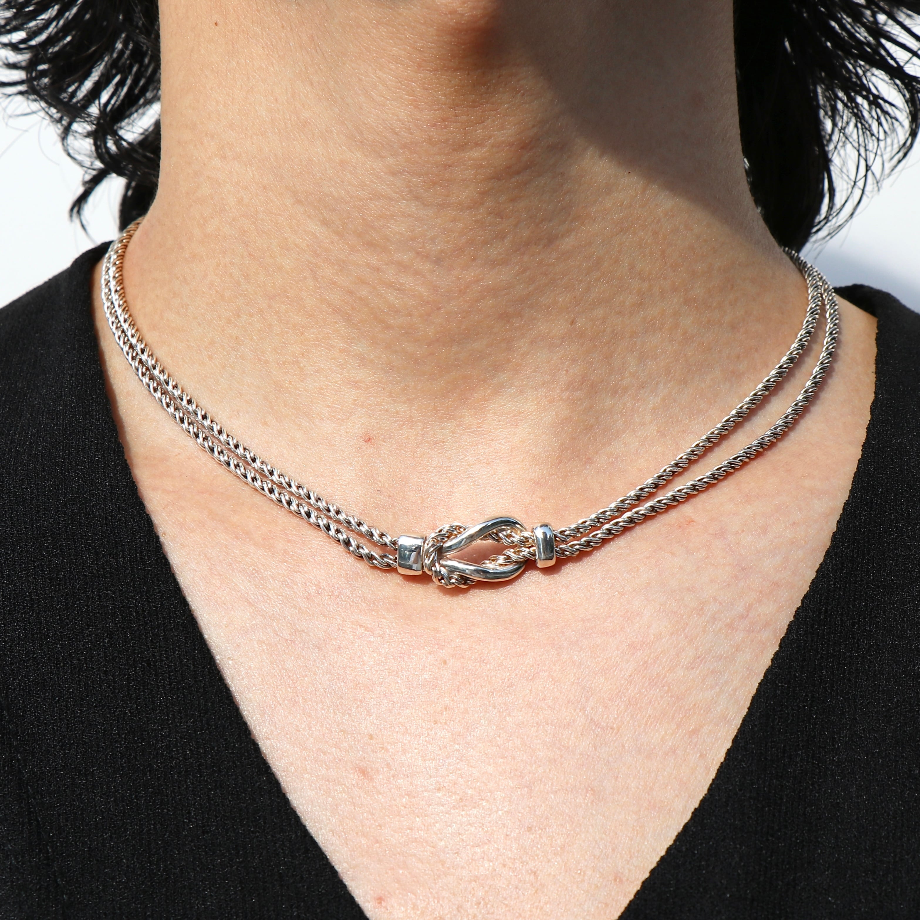 Tiffany&Co. ダブルロープ ネックレス シルバー925 ティファニー | 2122 