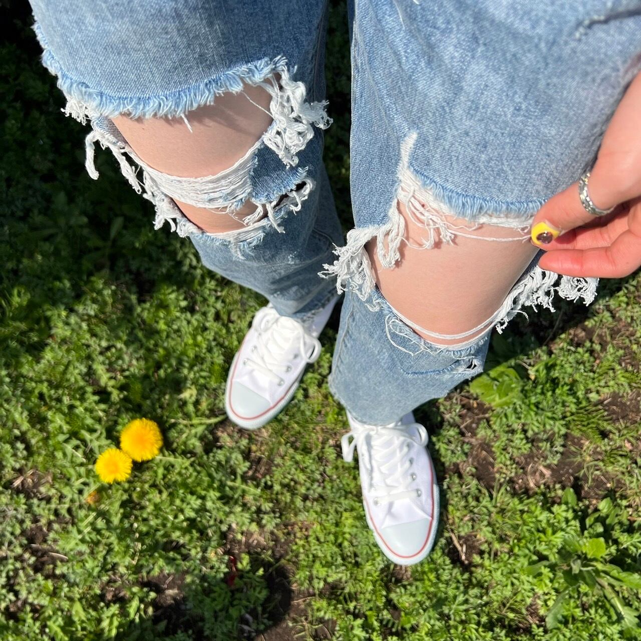 high-waist damage denim_LN01070