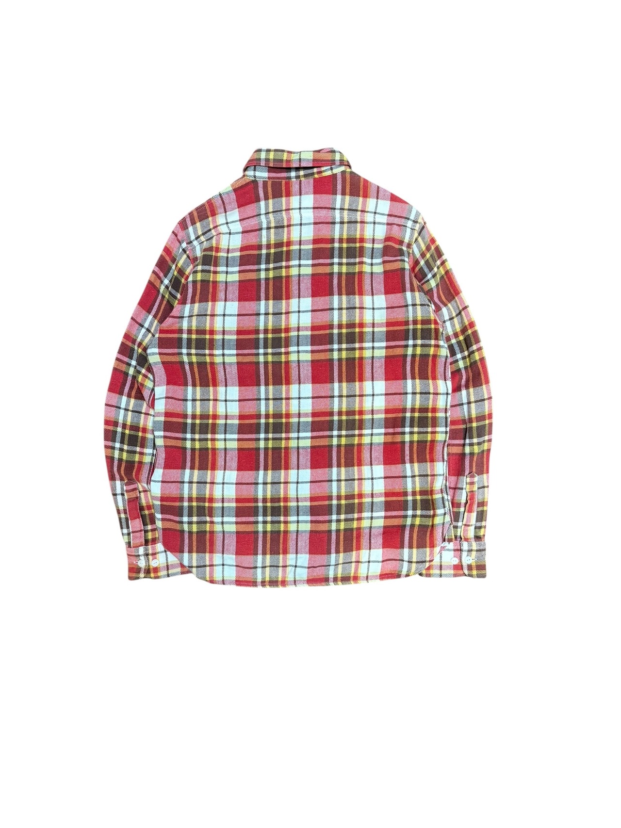 A BATHING APE(アベイシングエイプ) heavy cotton check shirt ヘヴィーコットン チェック シャツ