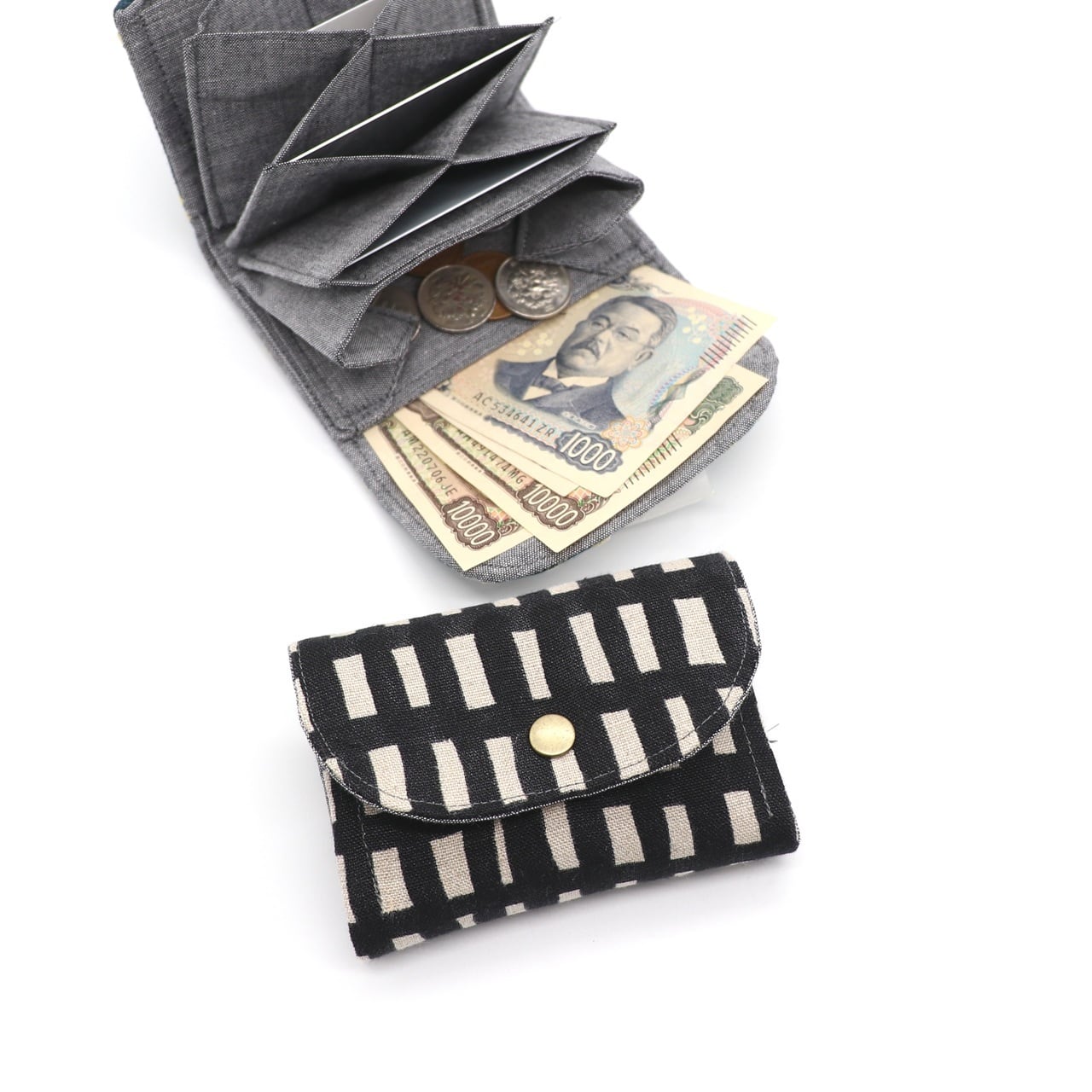 small wallet 小さな財布】 ギャルソン財布 ミナペル ホネン mina