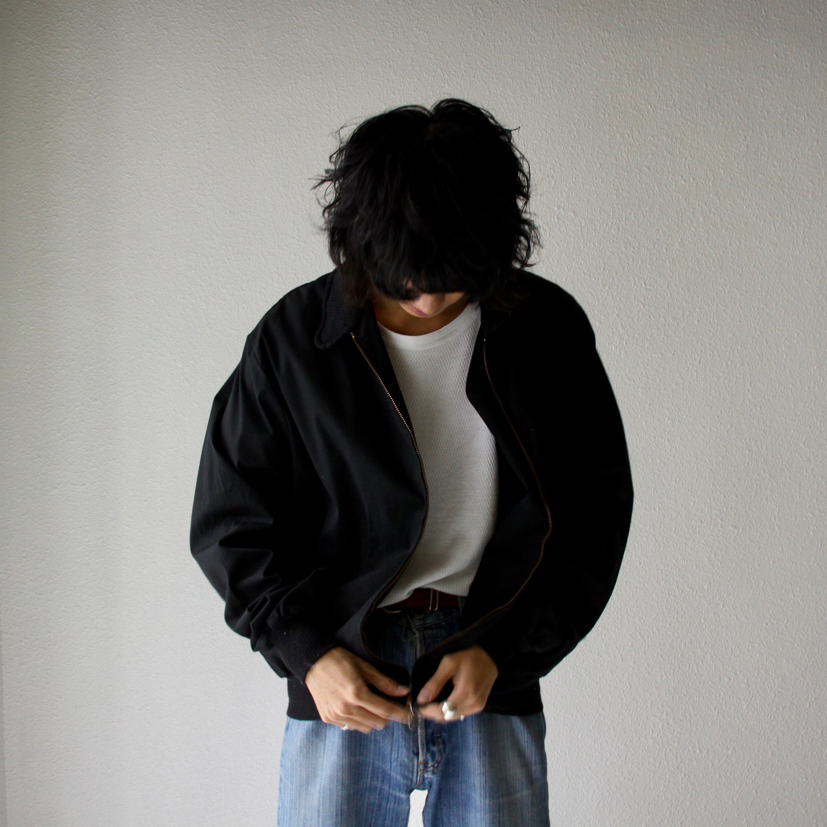 0136 / 1960's black drizzler jacket ブラック ドリズラージャケット