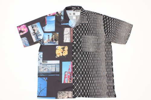 サステナブルシャツ　両国アロハ　A-027　LLサイズ