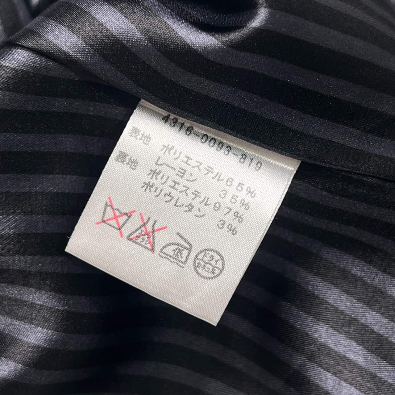 RAY BEAMS レイビームス 裏ストライプ 袖先デザイン ショート丈 ジャケット/グレー レディース