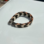 ブレスレット チェーン カウハイド