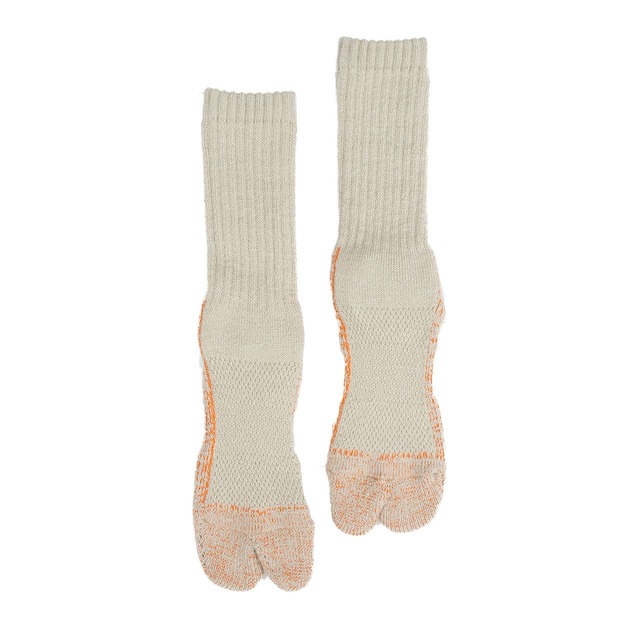 84N Wool Long  Socks (Beige)