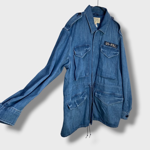 デニム&サプライ　ラルフローレン　M-65フィールドジャケット　デニム　M