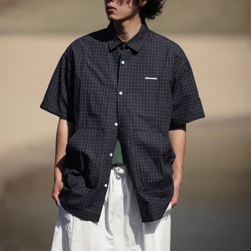 【NOEARS】Retro Black Check Shirt