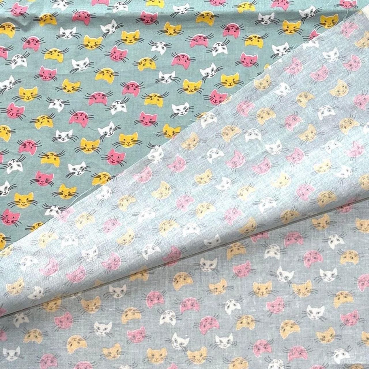 Cdr483-1◆50cm◆S◆綿100%シャーティング生地◆ネコ柄