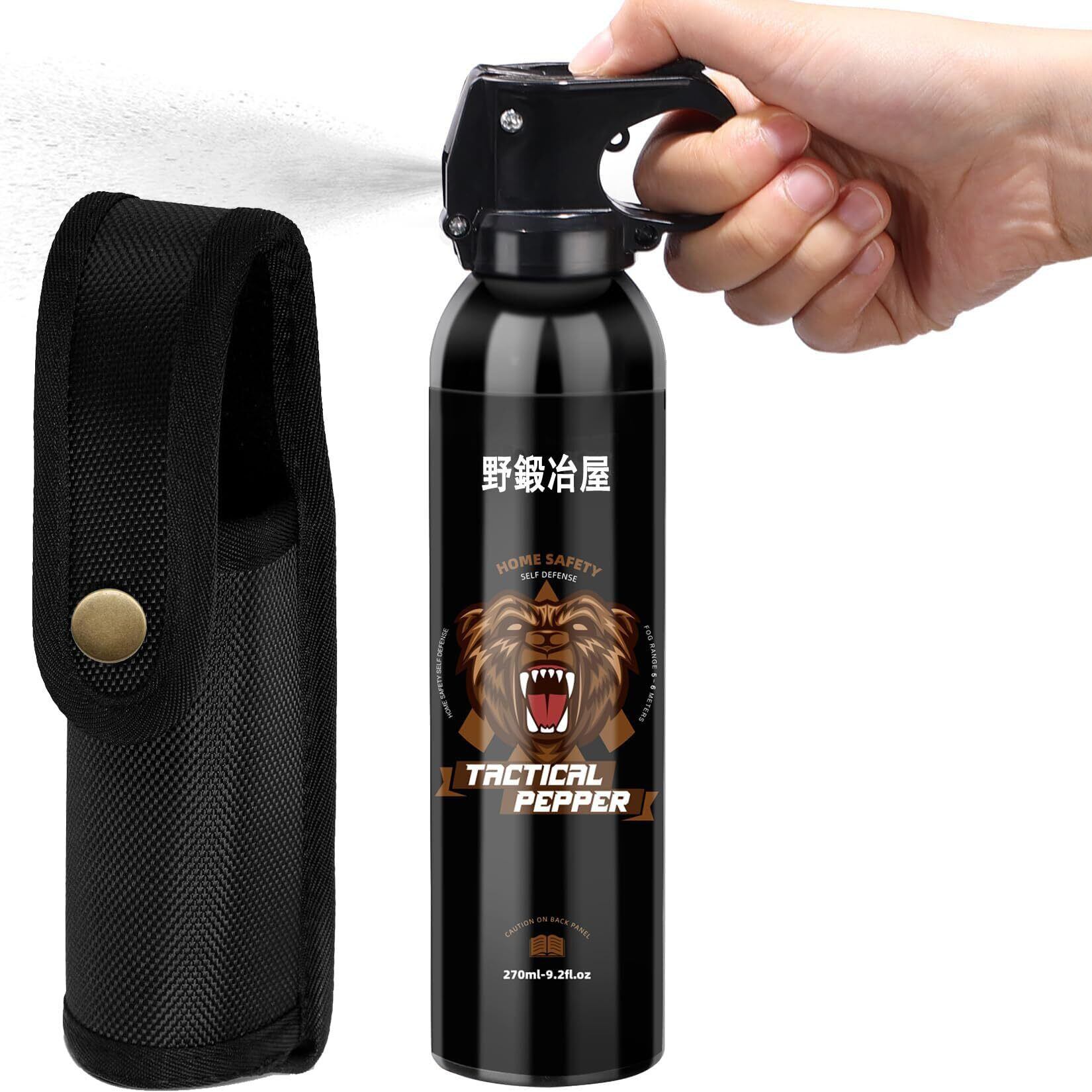 熊よけスプレー ベアアタック 専用ホルスター付 B5457 熊撃退スプレー