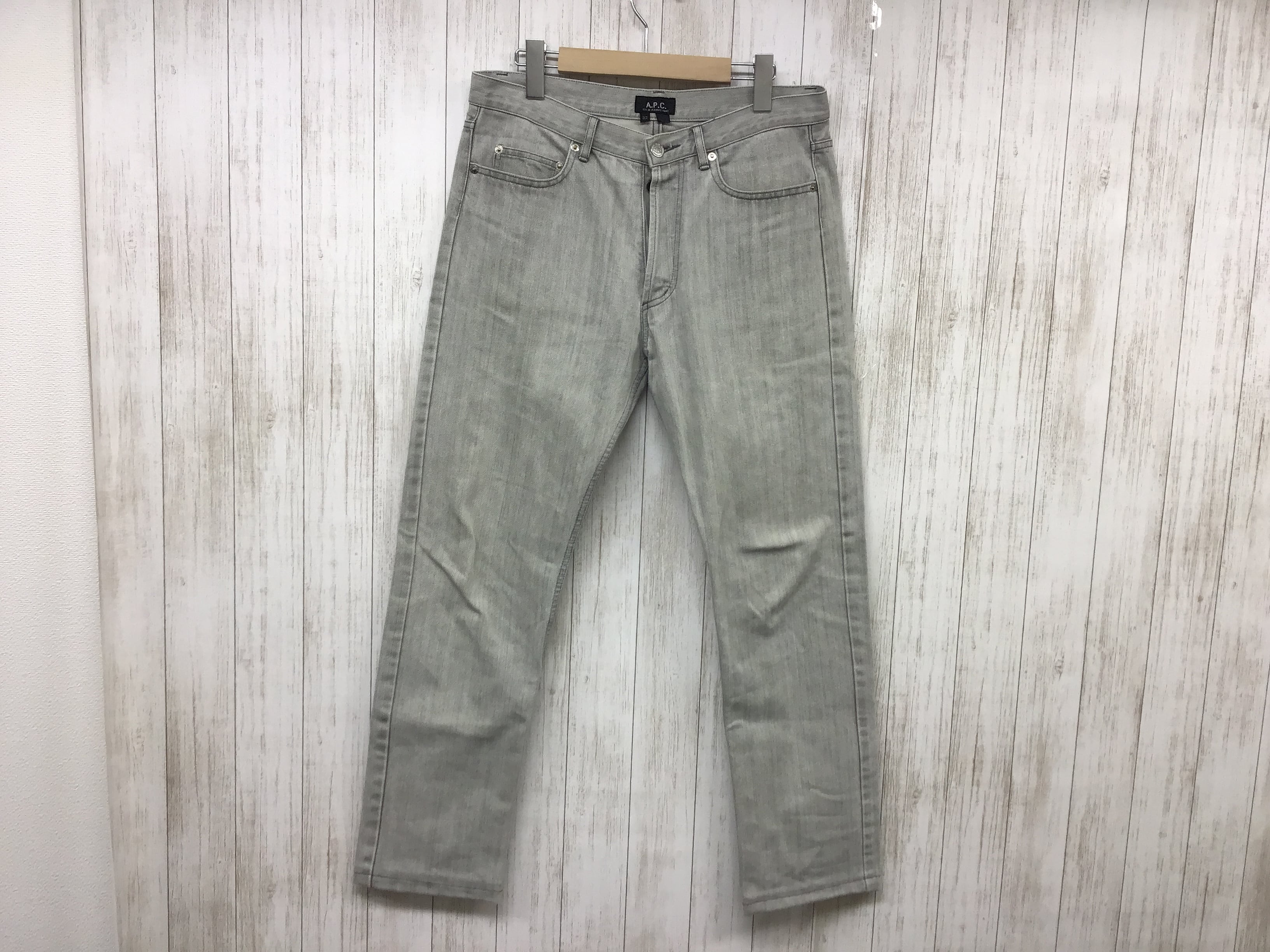レア!!】 A．P．C（アーペーセー） グレーデニムグレー 32インチ | PAY ID