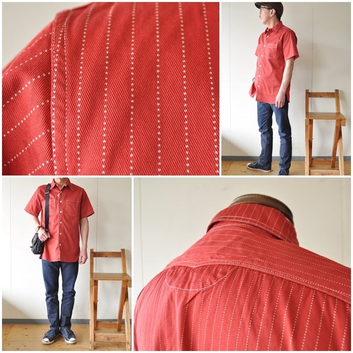 シュガーケーン SUGAR CANE ウォバッシュ 半袖シャツ 38452 東洋