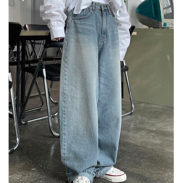 [NYEONG CLOSET] Balloon boy denim pants / 2color 正規品 韓国ブランド 韓国通販 韓国代行 韓国ファッション デニム パンツ
