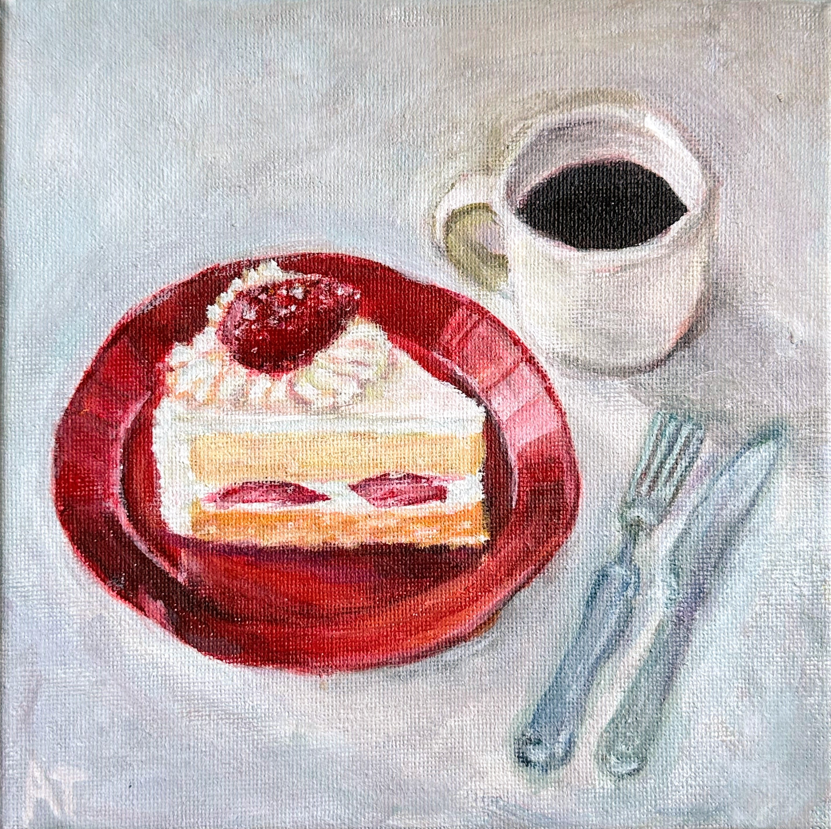 ショートケーキとコーヒー | AKARI TAKESHITA