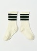 【EAST END HIGHLANDERS -line socks-<Green>】
