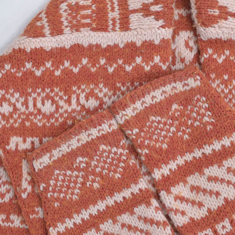 ヴィンテージ ALPS フェアアイル パターン　セーター　古着　幾何学　ニット 90's L.L.Bean Made in Scotland Knit Sweater 90年代 エルエルビーン