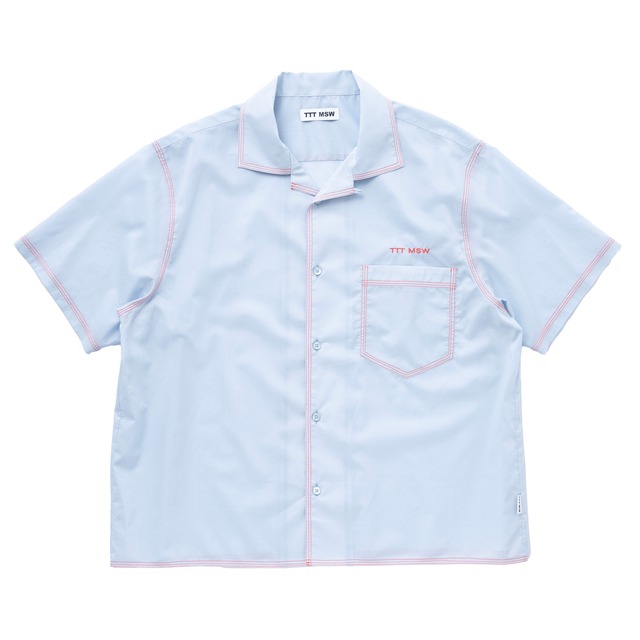 TTT MSW 24SS Open Collar Shirt (Blue)