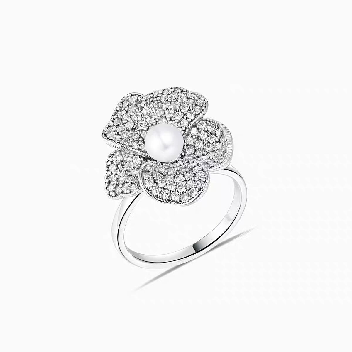 Flower Pearl Ring
