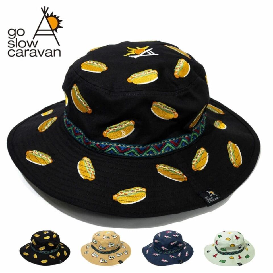 goslowcaravan  総柄ハット（4柄）