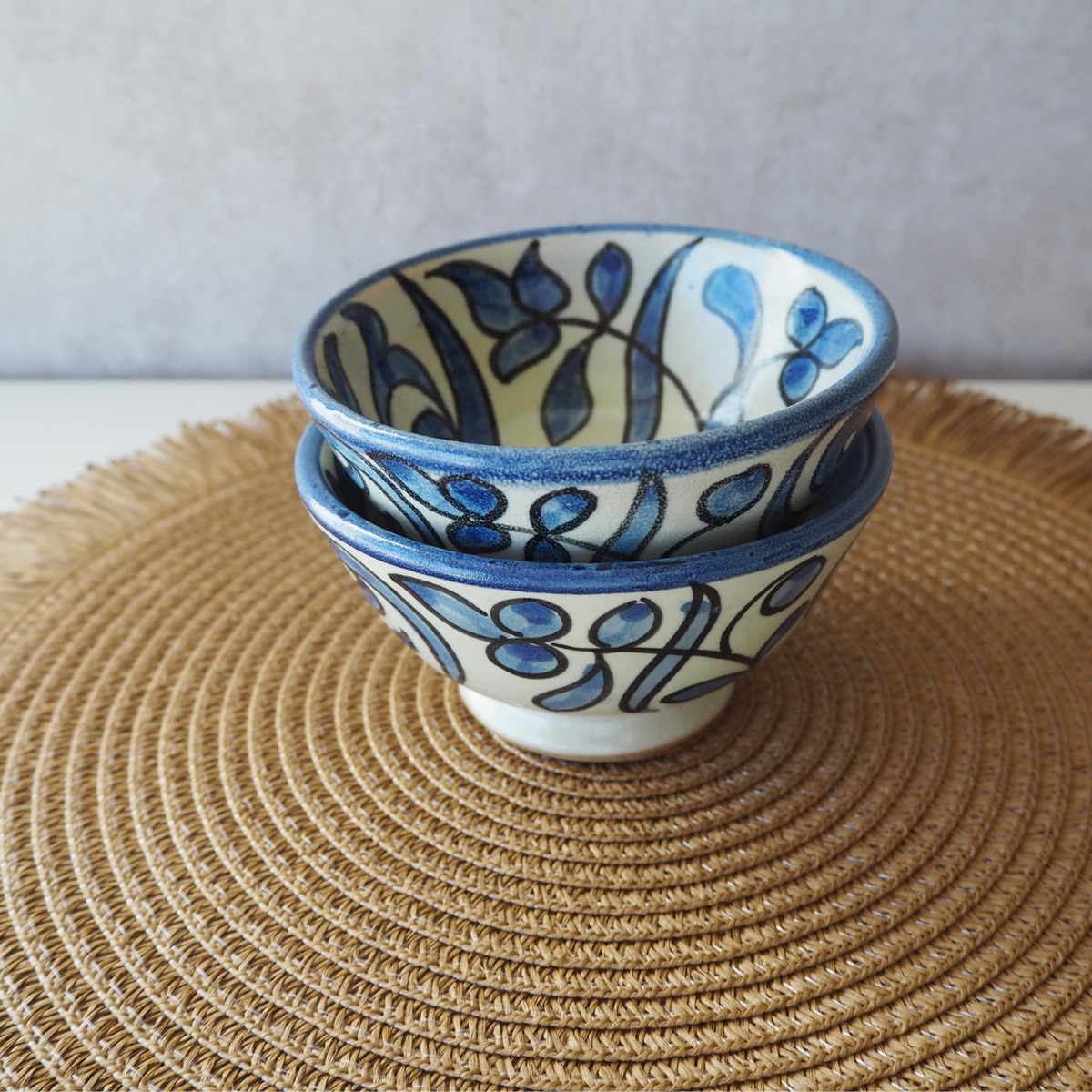 モロッコ フェズ陶器｜ボウル｜ブルー｜11.5㎝ | FEZ pottery select