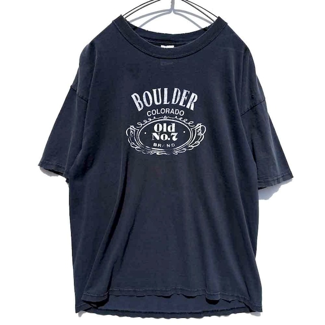 【Boulder, Colorado】Vintage Jack Daniels Parody Souvenir T-Shirt【2000s-】Vintage Print T-Shirt