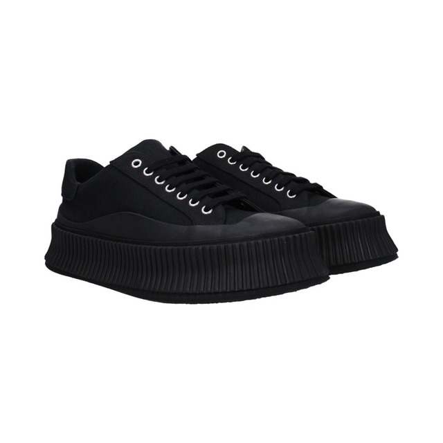 JIL SANDER ジルサンダー メンズ スニーカー ファブリック ブラック